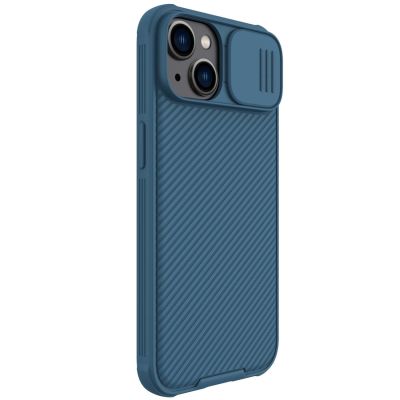 3. Nillkin CamShield Pro Case iPhone 14 Plus Armored Cover Camera Protector Blue
