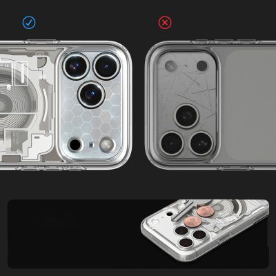 16. Spigen Ultra Hybrid MagSafe Zero One Case for iPhone 18 Pro / 17 Pro - Titanium