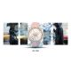 20. VELTORI VT360-1 Women's Smartwatch Pink Silicone Strap