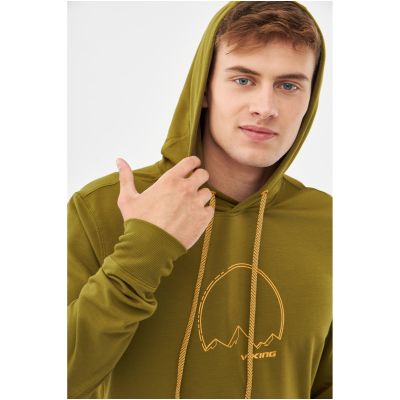 5. Viking Panaka Hoodie Bamboo Hooded Sweatshirt – Olive