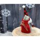 8. DECORATIVE SANTA CLAUS WITH GIFT BAG 20CM GIRL