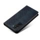 5. Magnet Strap Case Case for Samsung Galaxy S22 + (S22 Plus) Pouch Wallet + Mini Lanyard Pendant Blue
