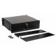 2. 19" drawer equipment for 3U server cabinets, lockable BK (EZD-3-B)