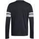 3. adidas Squadra 25 Long Sleeve Jersey for Kids Black and White JJ0047