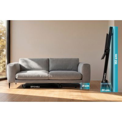 16. Spokey LEAN foldable electric treadmill