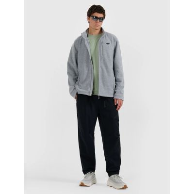 6. Men’s Regular-Fit Fleece Jacket with Stand-Up Collar 4F 4FRMM00TFLEM435-27M