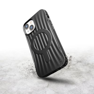 3. Raptic X-Doria Clutch Case iPhone 14 with MagSafe back cover black