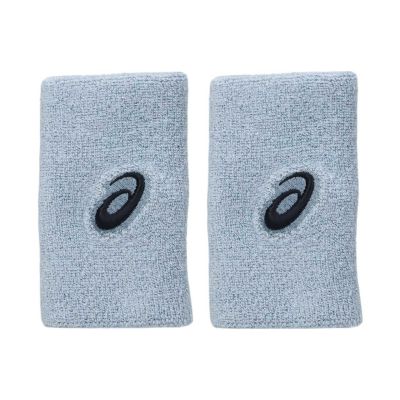 Asics Wrist Band Long Wristbands, 2 pcs., light blue, 3043A142 400