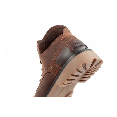 7. Wrangler Yuma men's boots, Chelsea boots, elegant leather, dark brown
