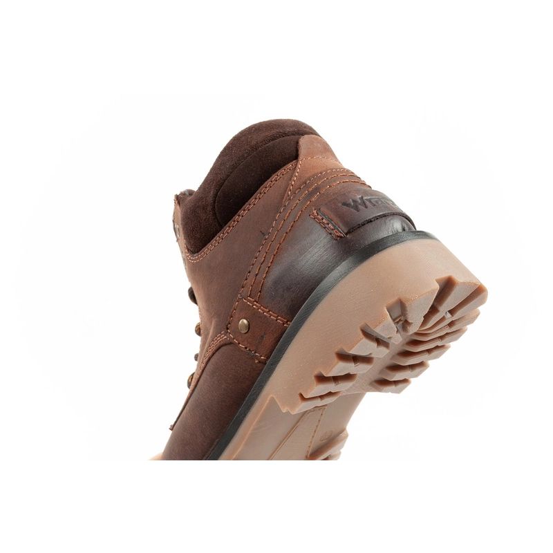 7. Wrangler Yuma men's boots, Chelsea boots, elegant leather, dark brown