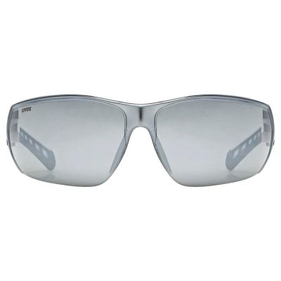 3. UVEX Equate cycling glasses, white matt/mir.silver