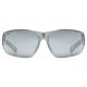 3. UVEX Equate cycling glasses, white matt/mir.silver