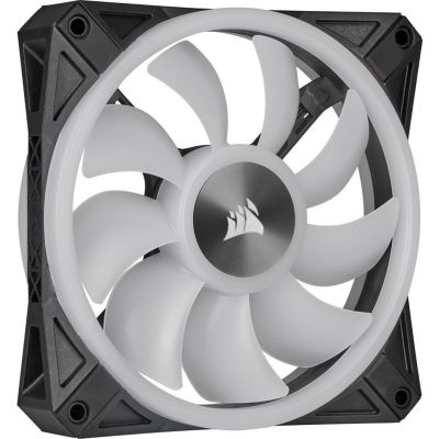 8. Corsair iCUE QL140 RGB PWM Fan - 140mm, Black