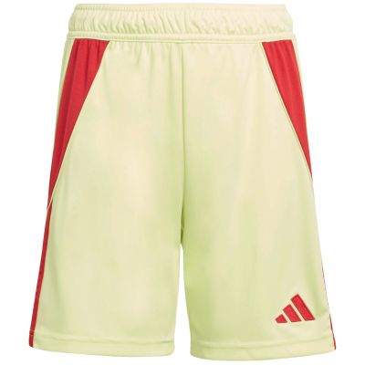 2. adidas Tiro 24 kids' shorts yellow and red JC6206