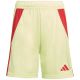 2. adidas Tiro 24 kids' shorts yellow and red JC6206