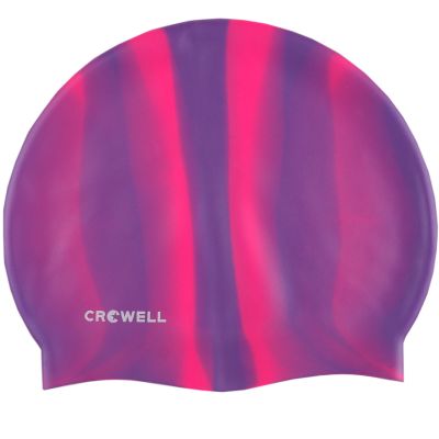 3. Crowell Multi-Flame-05 Silicone Swimming Cap