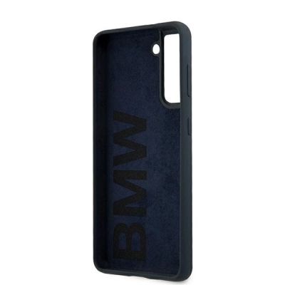 7. BMW Silicone Signature Case for Samsung Galaxy S21+ - Navy Blue
