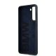 7. BMW Silicone Signature Case for Samsung Galaxy S21+ - Navy Blue