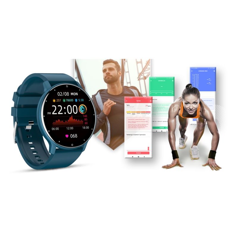 6. Smartwatch GIEWONT Blue GW120-4
