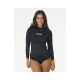 Lycra RIP CURL Classic Surf Ls Upf Rashguard black