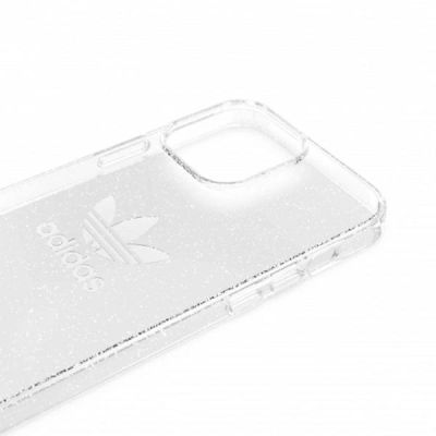 4. Adidas OR Protective Clear Case Glitter for iPhone 13 Pro Max - Transparent Silver