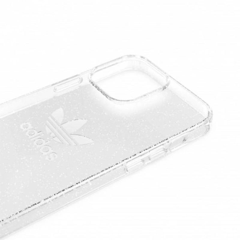4. Adidas OR Protective Clear Case Glitter for iPhone 13 Pro Max - Transparent Silver