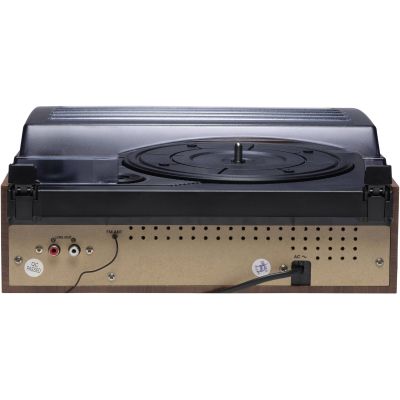 7. Denver VPR-190MK2 retro record player with radio and built-in speakers