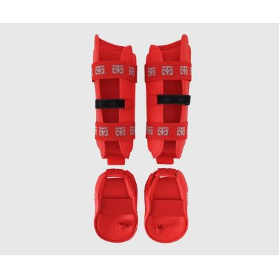 8. Karate WKF RED Shin and Foot Protectors | MOOTO