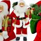 DECORATIVE SANTA CLAUS 60 CM MICA RED
