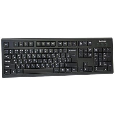A4 TECH Kr-85 Membrane Keyboard A4TKLA19739 (USB 2.0; (US); black)