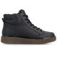 2. Comfortable black women’s wedge ankle boots Rieker Y4312-00