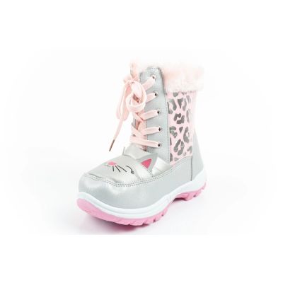 3. Leomil winter boots children's snow boots kitten fur warm for girls