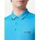 3. BOSS Paul Pro Men's Turquoise/Aqua Slim Fit Polo Shirt (50506203-442)