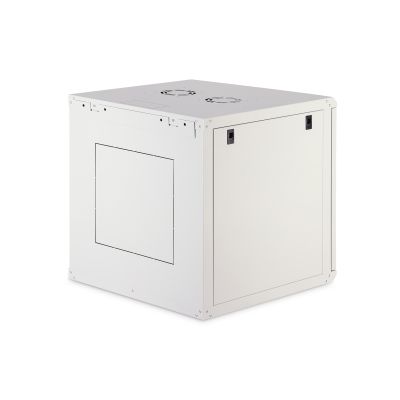 2. Digitus DYNAmic 19" 12U 600x600 wall-mounted network cabinet, glass door, gray, undivided, assembled, 60kg