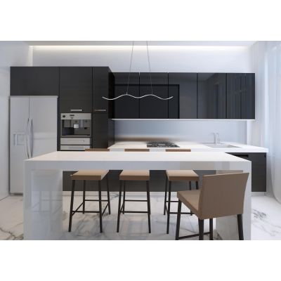 13. Activejet AJE-SARA LED ceiling lamp, silver, neutral white light, 1690 lm.