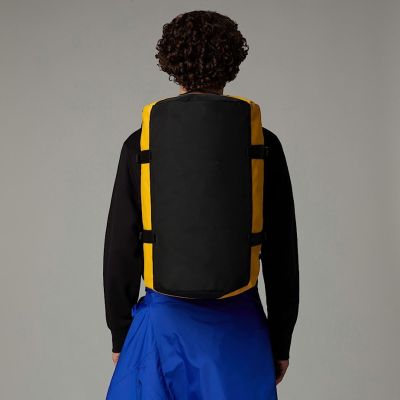 2. The North Face NF0A52ST 50L Nylon, Polyester Black, Orange Duffel Bag