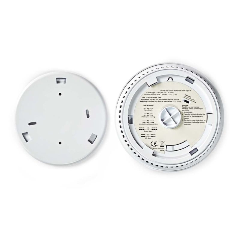 5. Nedis DTCTCS10WT Smoke and Carbon Monoxide Detector