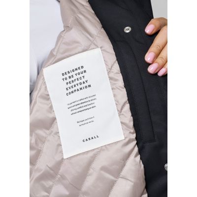 6. CASALL Light Padded Rain Parka Women's Black