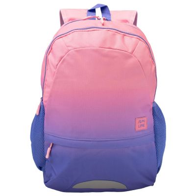 2. PINK-PURPLE-NAVY YOUTH BACKPACK SEMI LINE