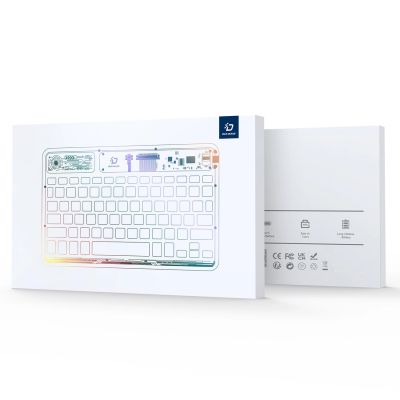 12. Dux Ducis Keyboard (CK Series) Wireless for Laptop / Tablet / Phone - Transparent