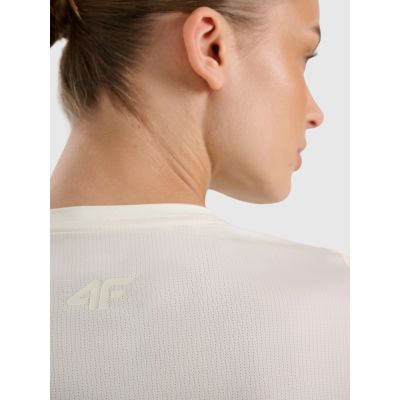 5. Women's quick-drying slim training T-shirt 4F 4FWAW25TFTSF1518-12S