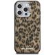 3. Karl Lagerfeld IML Leopard Pattern MagSafe Case for iPhone 16 Pro Max - Brown