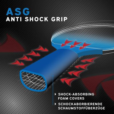 5. DONIC SCHILDKRÖT SENSATION 600 ASG Tennis Racket