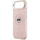 6. Karl Lagerfeld IML Choupette Head Logo MagSafe Case for iPhone 17 Air - Pink