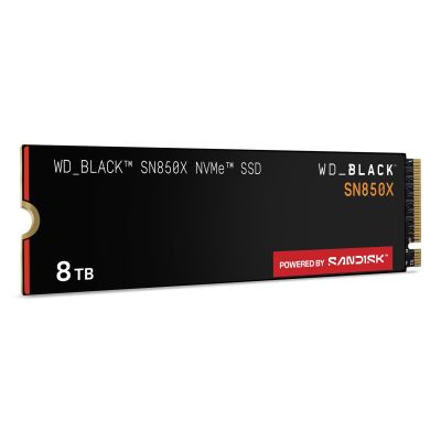 7. WD Black SN850X 8TB M.2 NVMe SSD WDS800T2X0E