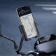 11. Baseus GoTrip Motorcycle Phone Holder for Mirror, with Shock Absorption - Black
