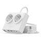 Orico PDC25 25W 6in1 Power Strip 2x AC + 2x USB-A + 2x USB-C - White