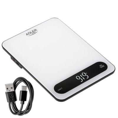 2. ADLER AD 3177wb kitchen scale black and white
