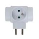 ESPERANZA ELK302W 3-OUTLET ELECTRIC SOCKET WHITE