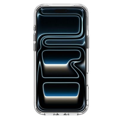 4. Spigen Ultra Hybrid Optik S MagSafe Case for iPhone 18 Pro / 17 Pro - Transparent Silver